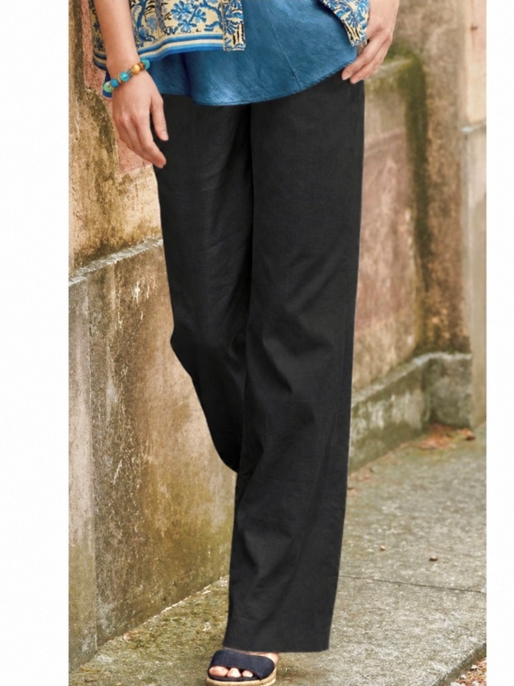 Peruvian Connection Bartlett Linen Blend Trousers